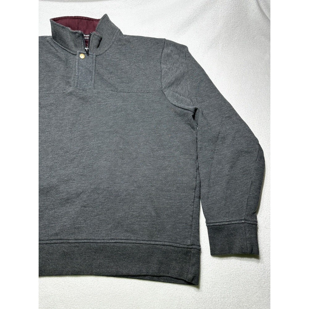 ORVIS Mens Pullover Size XL Quarter Zip Gray Sweater Signature Sweatshirt - Picture 5 of 16